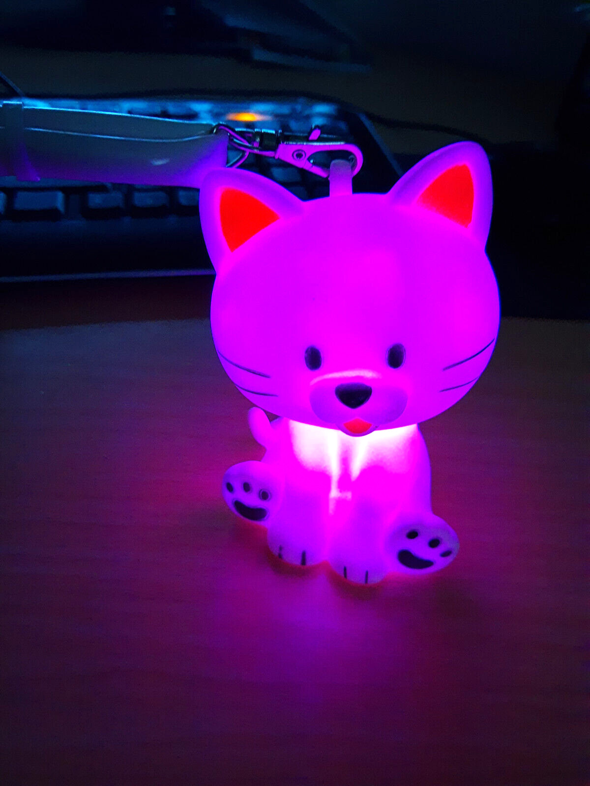 Concert WHITE CAT Multi-Function GLOW Necklace fo… - image 1