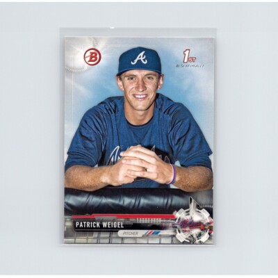 2017 Bowman - Prospects Patrick Weigel #BP74 Atlanta Braves