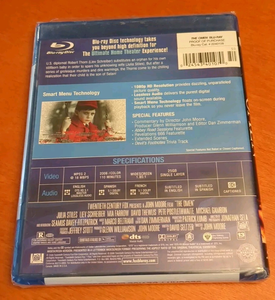 オーメン666 [Blu-ray] wgteh8f Amazon.com: The Omen Collection: Omen/Damien: Omen Ii/Final