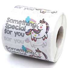  1.5 Inch Something Special for You Sticker, Baby Shower Sticker,Thank Unicorn
