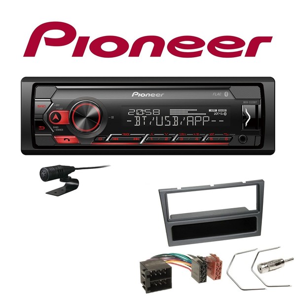 Pioneer 1-DIN Bluetooth Autoradio Android USB FüR Opel Vectra C 2002-2008-image