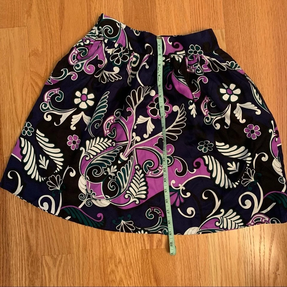 MINI SAIA CIRCULAR TIBI NEW YORK SEDA PAISLEY - Imagem 4 de 4