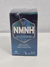 NAD+ 500mg Supplement 60 Capsules Brain Energy Nicotinamide Riboside Resveratrol