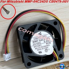 Cooling Fan For Mitsubishi MMF-04C24DS CB0479-H01 40*40*15mm 24V 0.09A 3-Pins