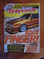 CAR MAGAZINE STREET MACHINE JULY/AUGUST 1999 GOLD FINGER  GREAT   ** MUST SEE **