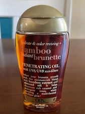 OGX Hydrate & Tone Reviving + Bamboo Radiant Brunette Penetrating Oil 3.3 Fl Oz