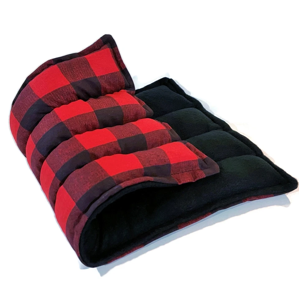 Large Microwave Heating Pad Back Body, Flax Big Heat Pack Rice Bag Lrg - Image 3 of 4