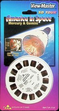 America In Space Mercury Gemini 3D View-Master 3 Reel Set 21 3d Images SEALED