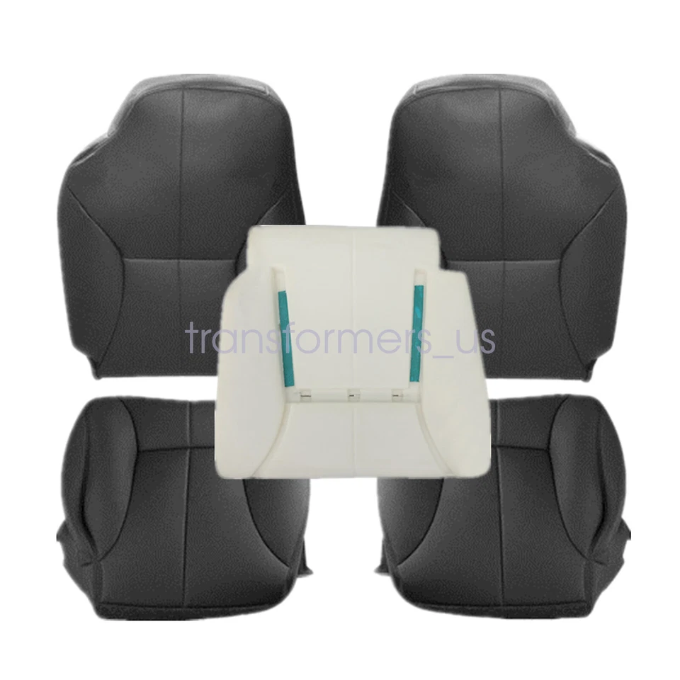 适用于 98-01 道奇 Ram 1500 2500 3500 前座套黑色和起子泡沫垫 — 第 2/4 张图片