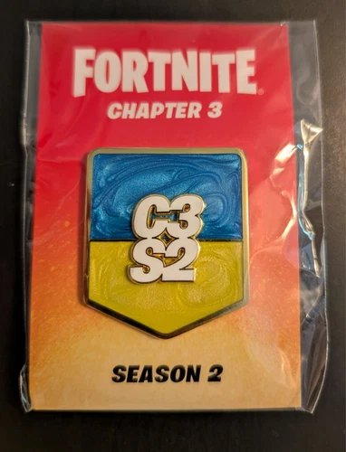 Fortnite Chapter 3 Season 2 Pin - Exclusive collector's item