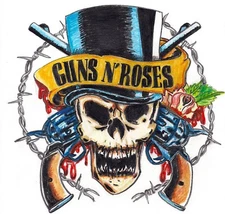 Guns N Roses Iron On Transfer For T-Shirts & Other Light Color Fabrics #3