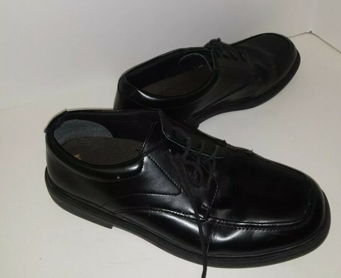 SAOLA Scarpa Oxford Nunn Bush nera da uomo taglia 9M comoda supporto tomaia in pelle 81425 001