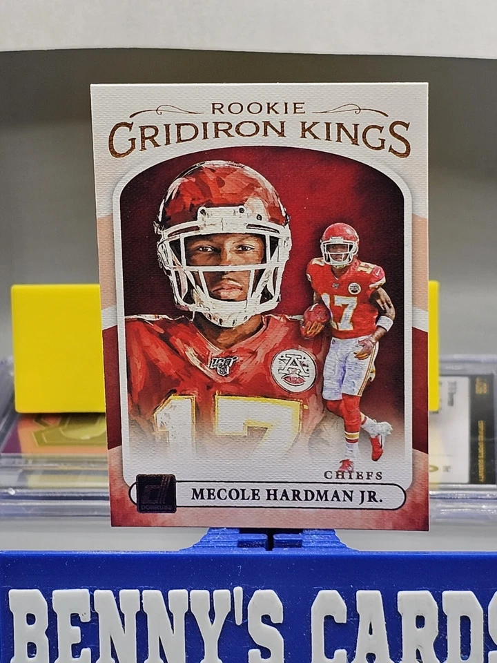 2019 Panini Donruss Canvas Bronze Rookie Gridiron Kings RC Mecole Hardman Jr. #A - Image 3 of 4