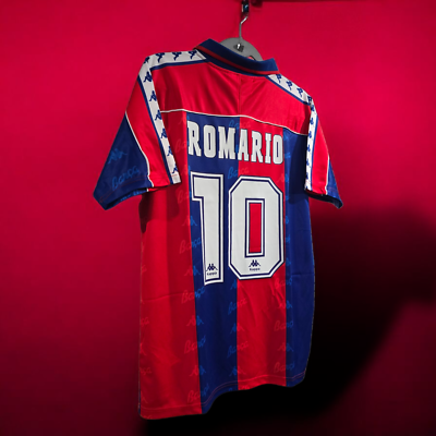 Barcelona Home 94/95 - Retro Soccer - ROMARIO # 10 - Medium (USA