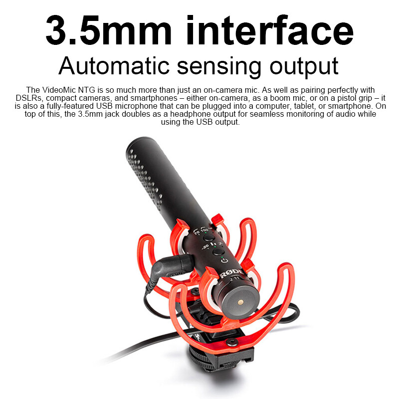 RØDE VideoMic NTG Amazon.com: Rode VideoMic NTG Camera-mount Shotgun