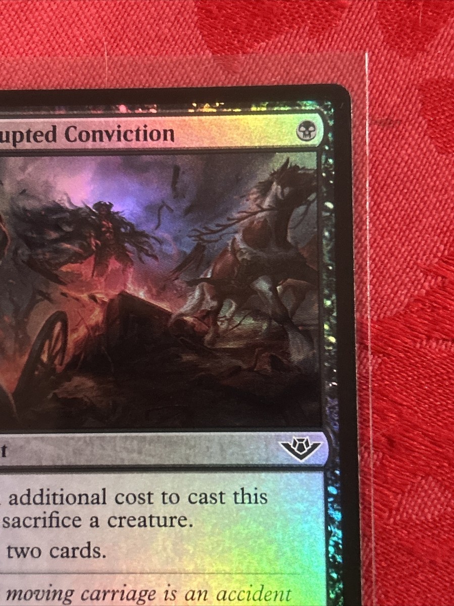 FOIL MTG - Corrupted Conviction - Outlaws of Thunder Junction