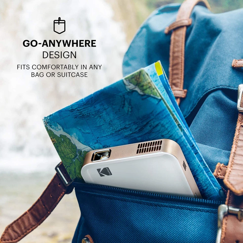 KODAK Luma 350 Portable Projector, Wireless Ultra HD Pico Projector - Image 3 of 4