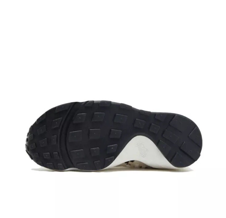 Women's Size 11.5 Nike Air Footscape Woven 'White Cow Print