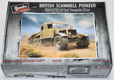 THUNDER MODEL 35200 BRITISH SCAMMEL PIONEER TRMU30/TRCU30 TANK TRANSPORTER 1:35