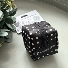 Petunia Pickle Bottom Black Nimble Diaper Clutch/Paci Holder Bundle Neo Geo $85
