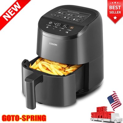 Non-Stick Air Fryer Roast Bake Reheat Food Quiet Dishwasher Safe Portable NEW