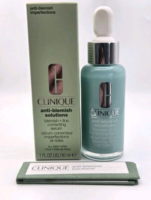 Clinique Anti-Blemish Solutions Blemish Line Correcting Serum 1.0 oz 30 ml NIB