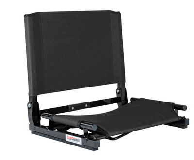 Stadium Chair, The Patented Stadium Chair Seat - Black. 21'' x 18.5''