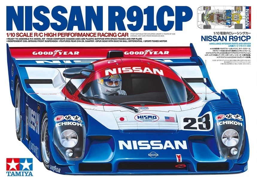 Tamiya 47531 1 10 RC Nissan R91CP 1992 Car Kit