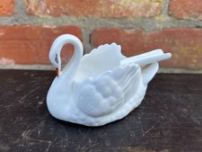 Vintage Denton China Swan Pipe Stand/ Ash Tray.