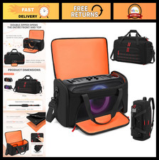 Portable Speaker Bag for JBL PartyBox On-The-Go, Travel Case with Multi-Pockets