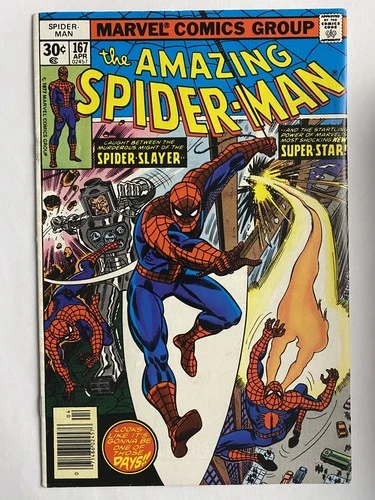 The Amazing Spider-Man #167 FN/VF Combined Shipping~