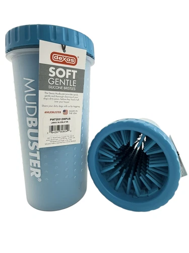 Dexas NEW Large Mudbuster Portable Dog Paw Mud Dirt Washer Muddy Feet Cleaner