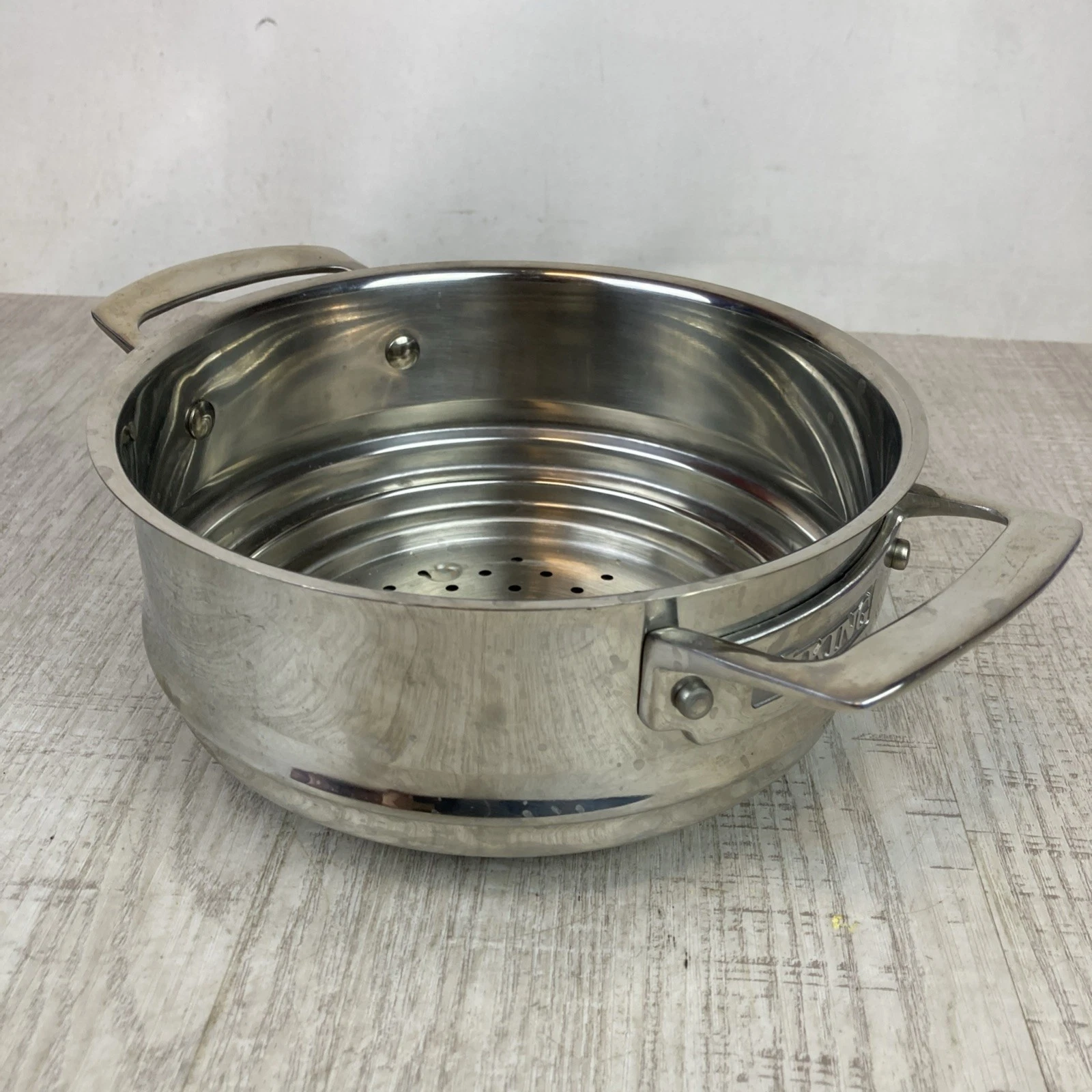 Viking Steamer Insert and Colander, Stainless Steel Pot Strainer