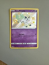 Pokemon Galarian Ponyta SV047/SV122 Shiny Holo Rare NM