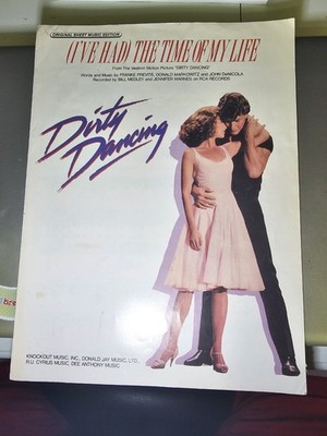 Sheet Music 'I've Had The Time Of My Life' Dirty Dancing Movie 1987