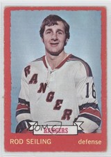 1973-74 O-Pee-Chee Dark Back Rod Seiling #9 0a1