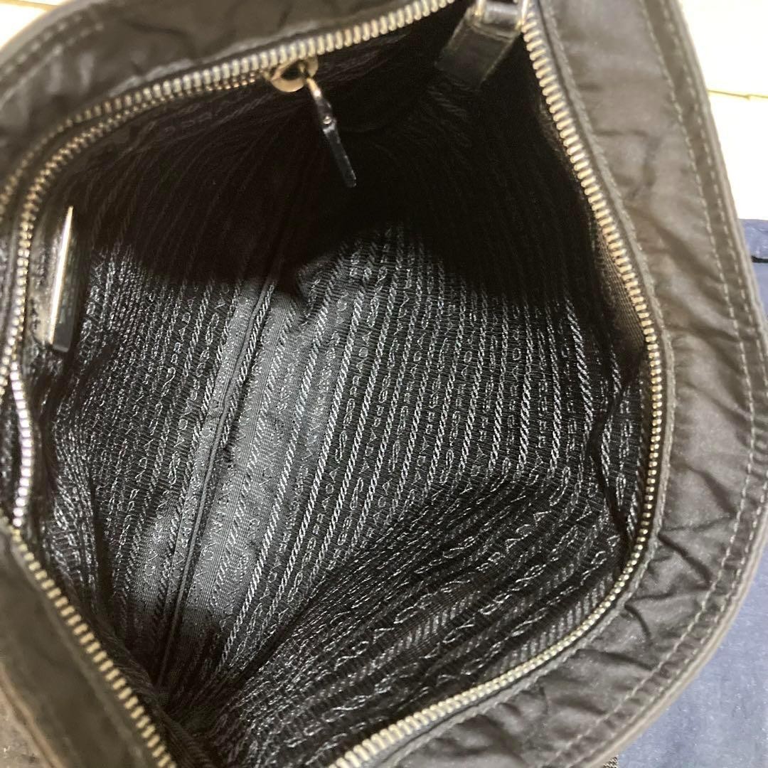 PRADA Nylon Leather Shoulder Bag thumbnail 7
