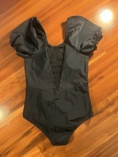 batermoon girls dance ballet leotard gymnastics small Black