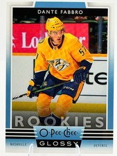 Dante Fabbro O-Pee-Chee Glossy Rookie RC 2019-20 Upper Deck Series 1 #R-3 Preds