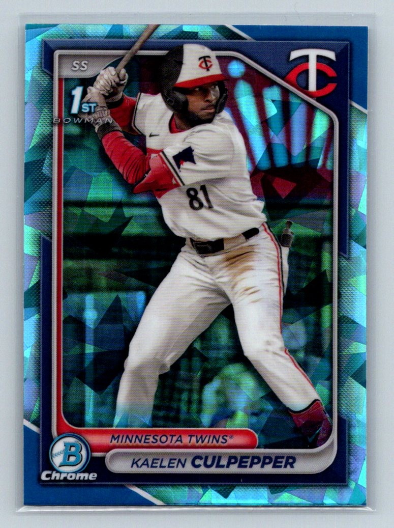 2024 Bowman Draft Sapphire Edition #BDC-98 Kaelen Culpepper 1st Minnesota Twins