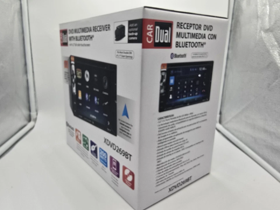 Dual XDVD269BT CD Player Bluetooth USB AUX Input 6.2" Touch Screen LCD - NEW™ - Image 3 of 4