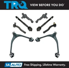 TRQ Upper Control Arm Lower Ball Joint Tie Rod Set 8pc for GS300 GS400 GS430