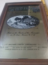Southern Comfort 13"x9" Advertisement Mirror Picture. Pub-Bar-Man Cave Deco