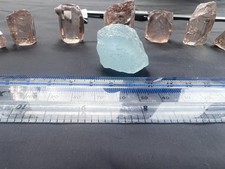 Aquamarine  Rough for Mediation - Healing  Crystal . 24g