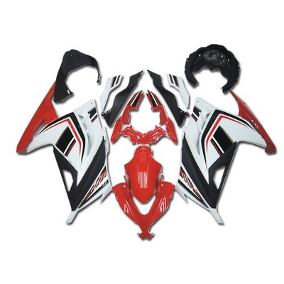 CV Red Black White Injection Fairing Fit for Kawasaki 2013-2017 EX300 300 a005