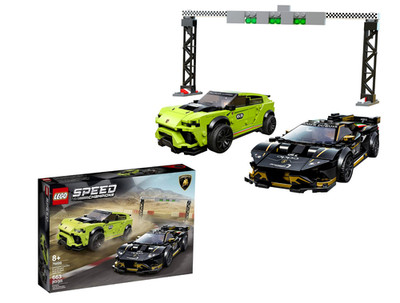 LEGO 76899 SPEED CHAMPIONS: Lamborghini Urus ST-X & HuracánTrofeo EVO, NEU&OVP