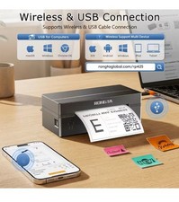 4"x6" Thermodirekt Etikettendrucker, Versandetikettendrucker, Barcodedrucker, 6x4