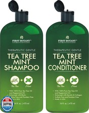 First Botany Tea Tree Mint Shampoo and Conditioner for Men and Women - Pure T