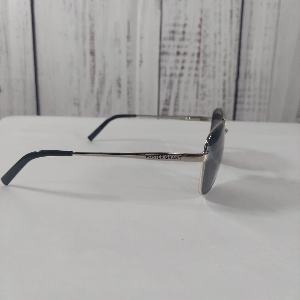 Gafas de sol Foster Grant polarizadas plateadas aviadores monturas 100 % UV 25631FGX SIL Foto 2 de 4