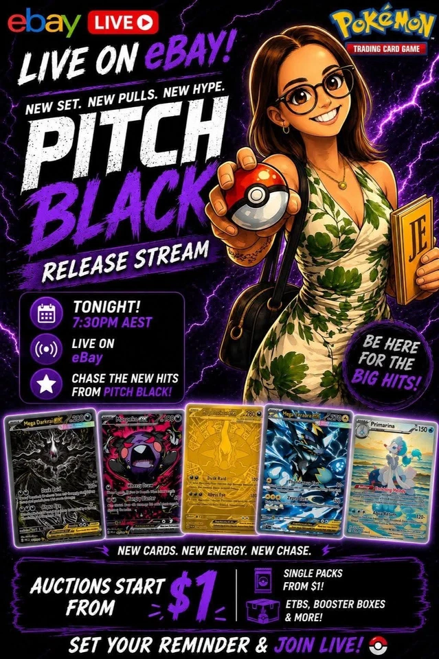 PITCH BLACK RELEASE w/ TAHLIA